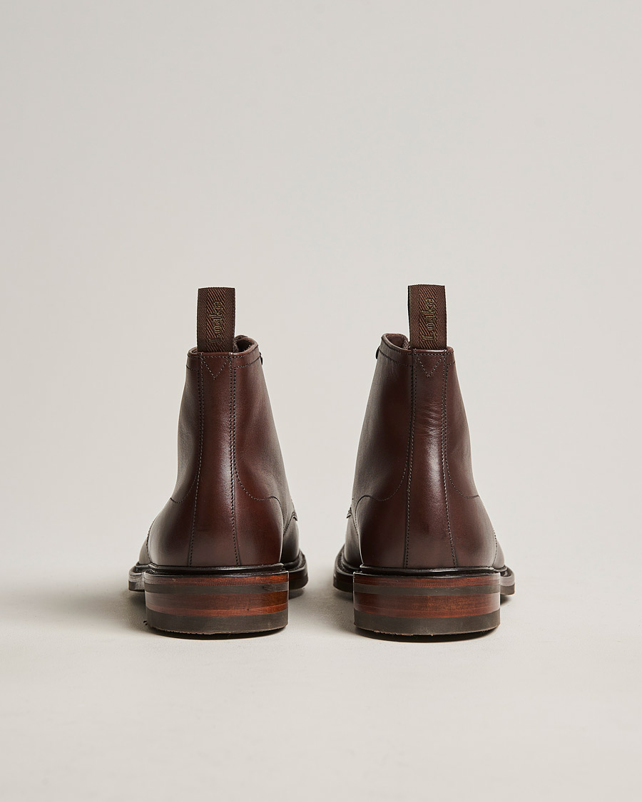 Men | Boots | Loake 1880 | Roehampton Boot Dk Brown Burnished Calf
