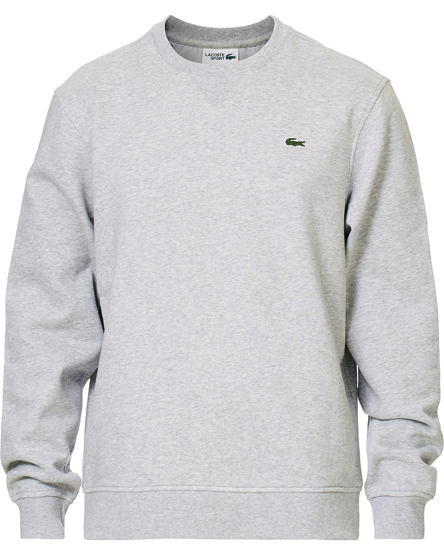 Men | Sweaters & Knitwear | Lacoste | Crew Neck Sweatshirt Argent Chine