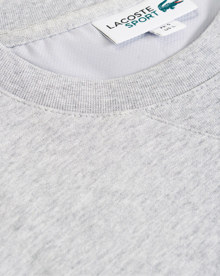 Men | Sweaters & Knitwear | Lacoste | Crew Neck Sweatshirt Argent Chine