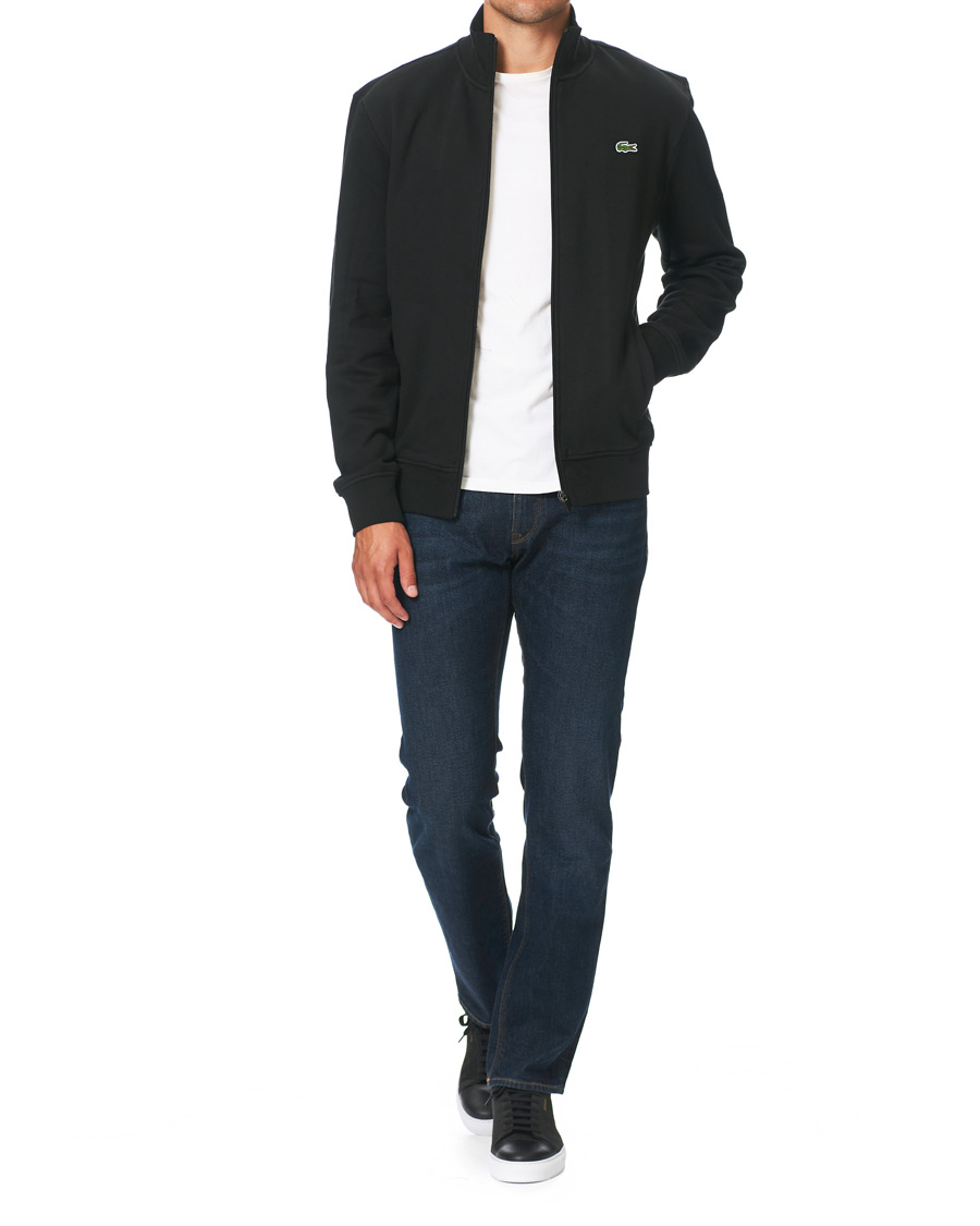 Men | Sweaters & Knitwear | Lacoste Sport | Full Zip Sweater Black