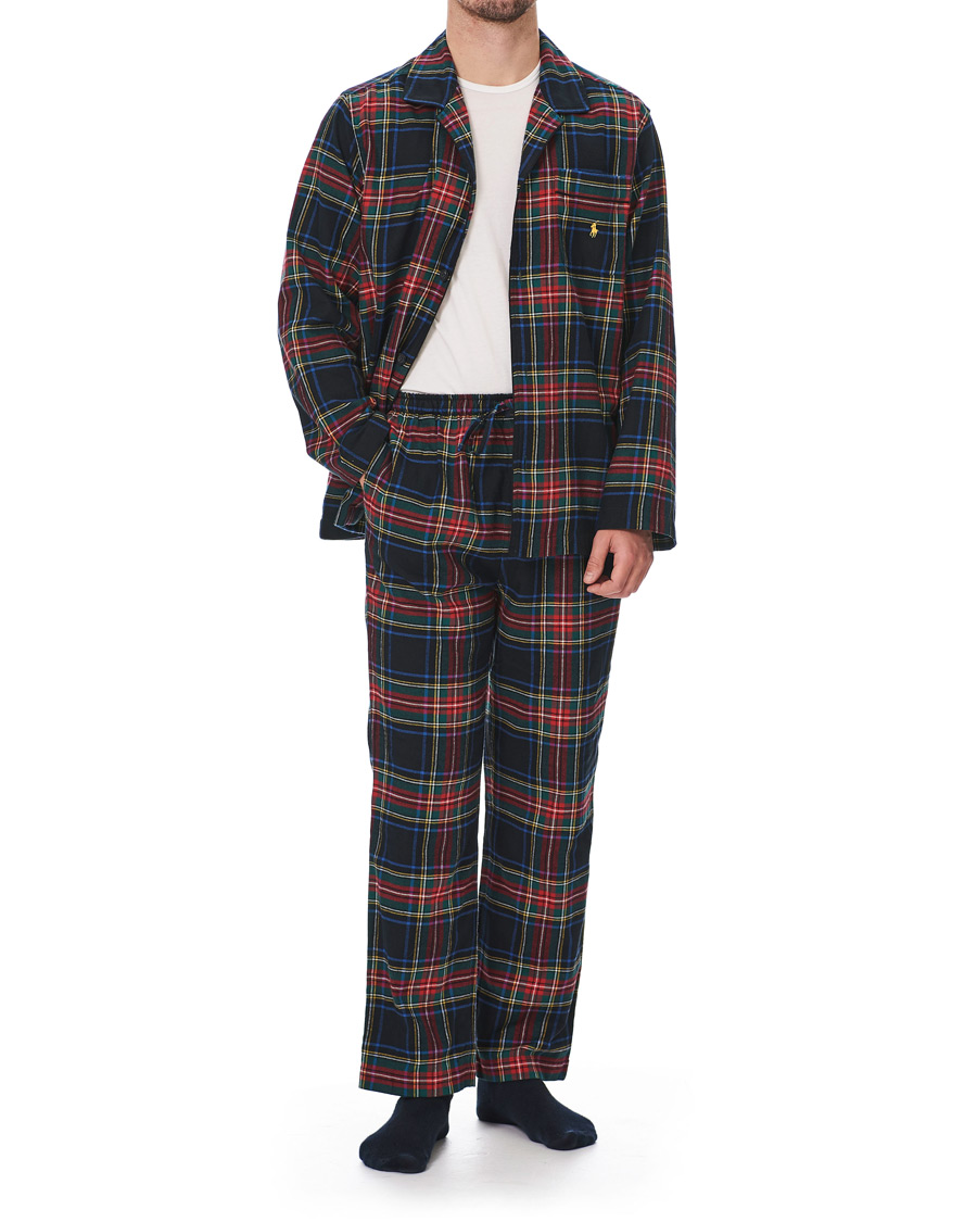 Men | Pyjamas & Robes | Polo Ralph Lauren | Flannel Check Pyjama Set Red/Green/Blue