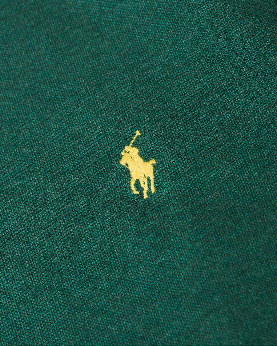 Men | Polo Shirts | Polo Ralph Lauren | Custom Slim Fit Polo Green Heather
