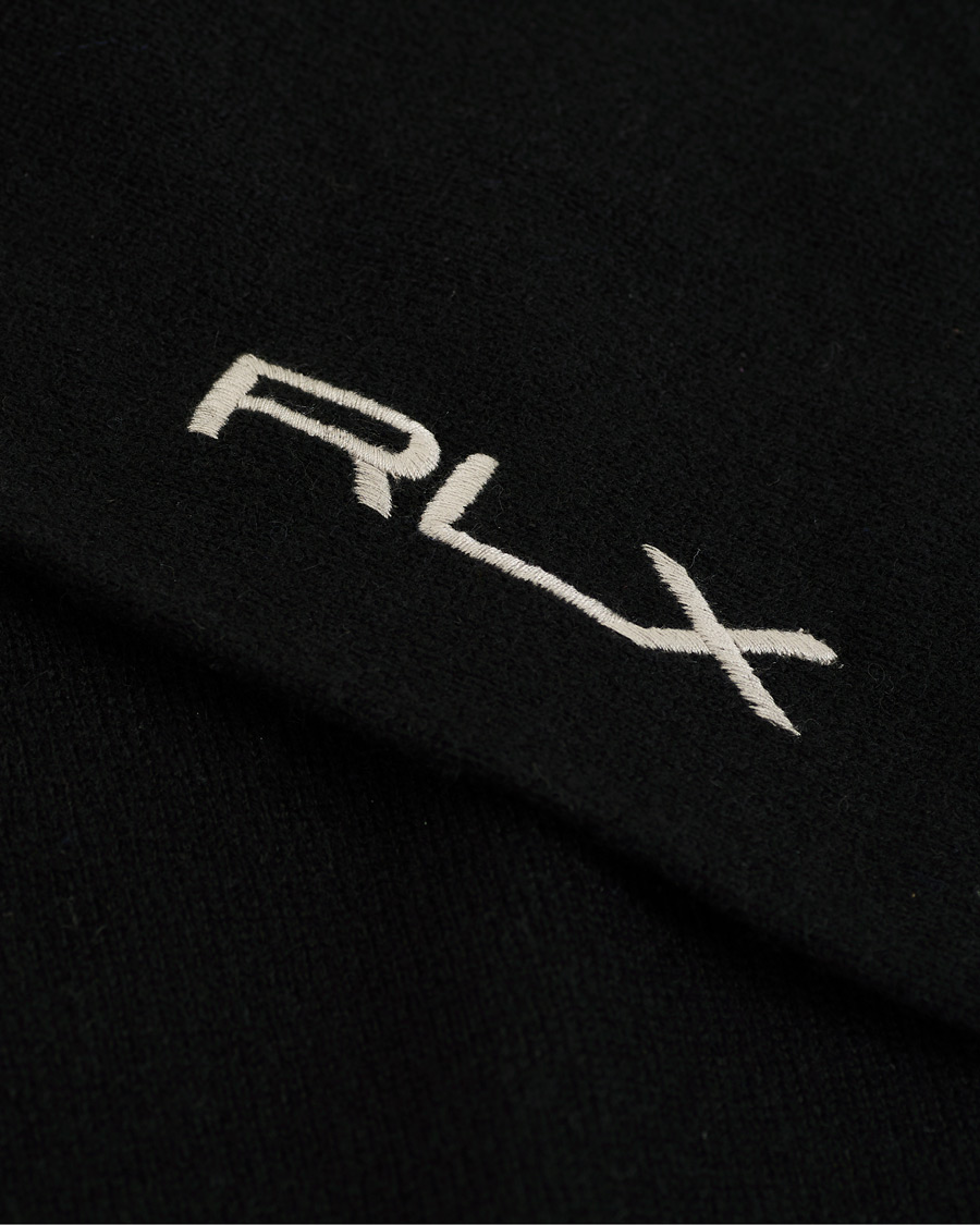 Men | Sweaters & Knitwear | RLX Ralph Lauren | Washable Cashmere Hoodie Black