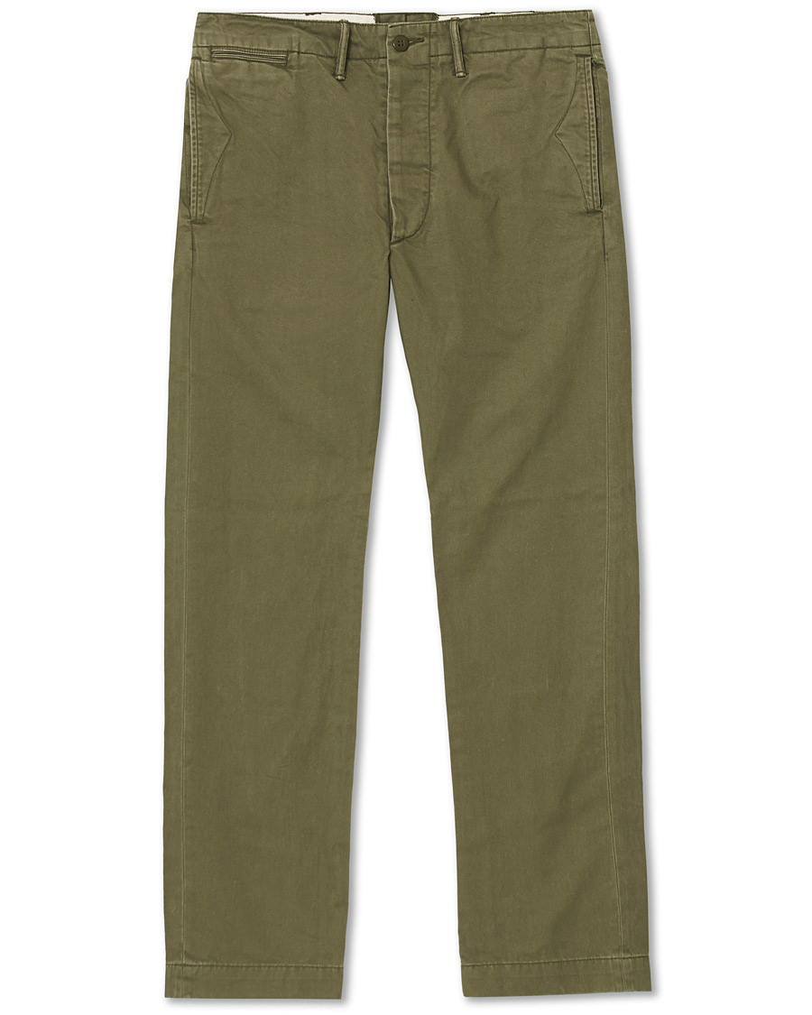 Men | Trousers | RRL | Officer Chino Olive