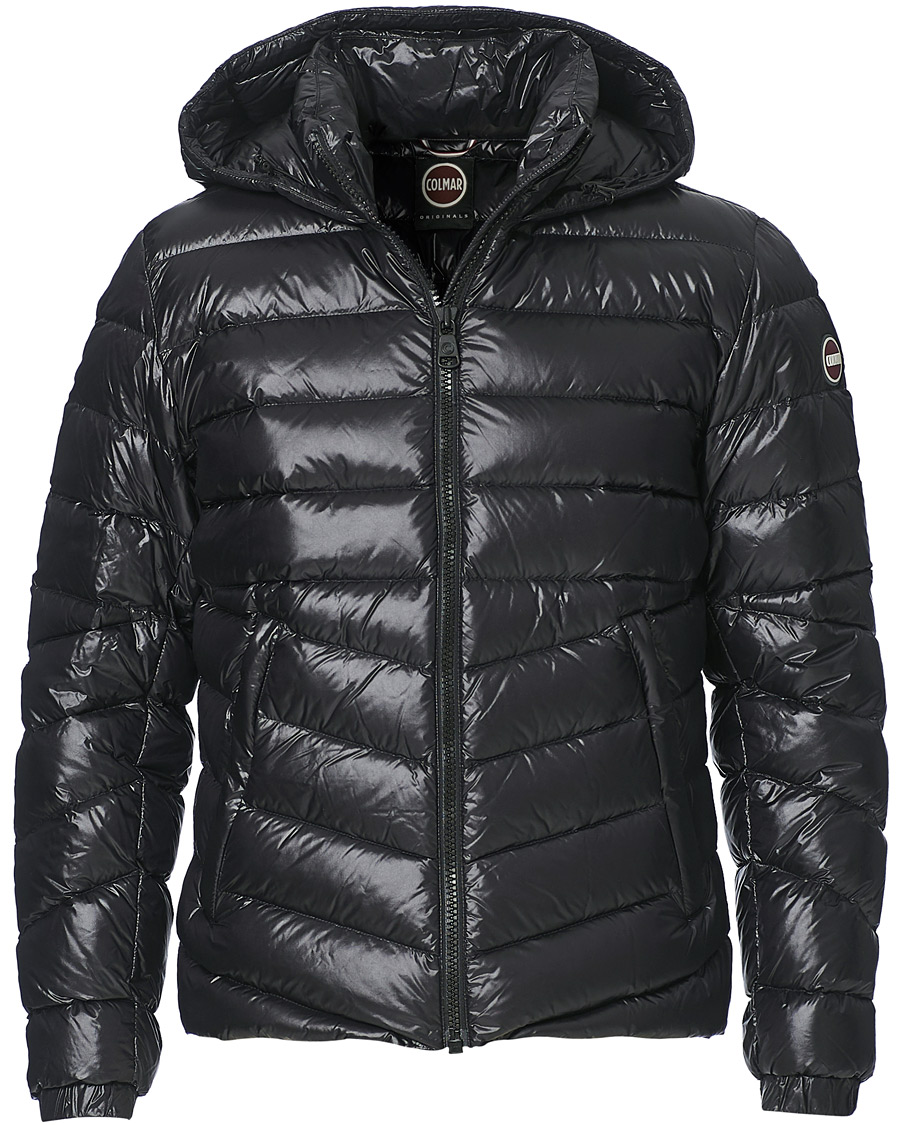 Men | Coats & Jackets | Colmar | Blaze High Shine Down Hooded Jacket Black
