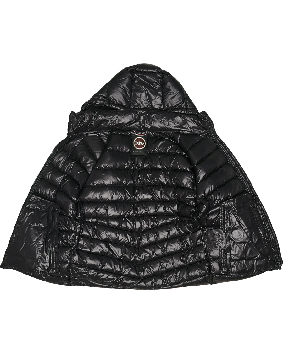 Men | Coats & Jackets | Colmar | Blaze High Shine Down Hooded Jacket Black