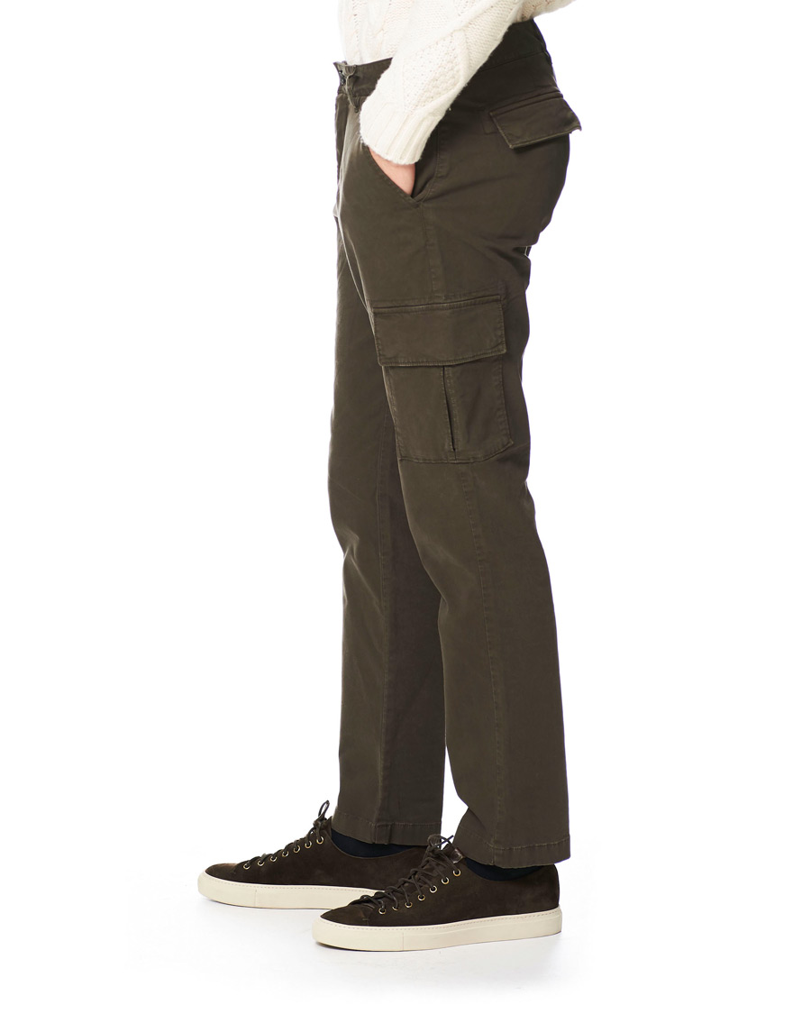 Men | Trousers | Lyle & Scott | Cargo Pants Trek Green
