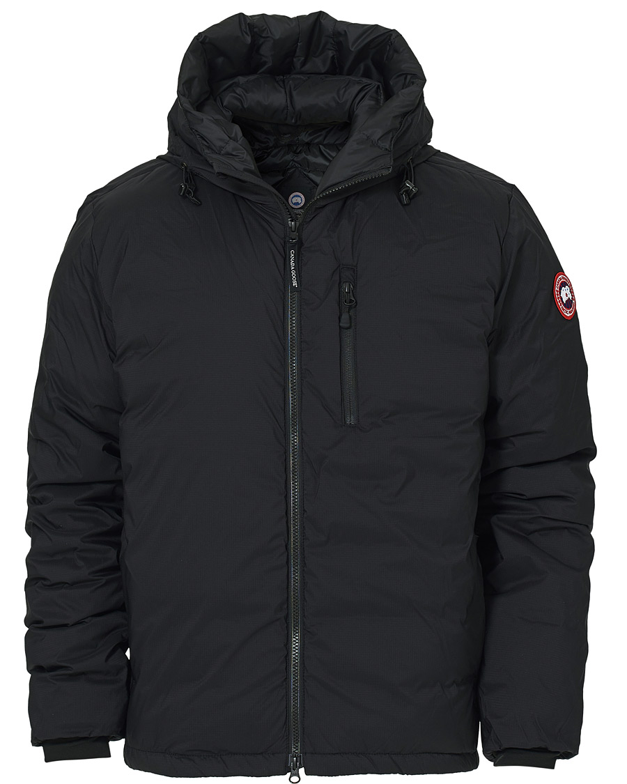Men | Coats & Jackets | Canada Goose | Lodge Hooded Jacket Black
