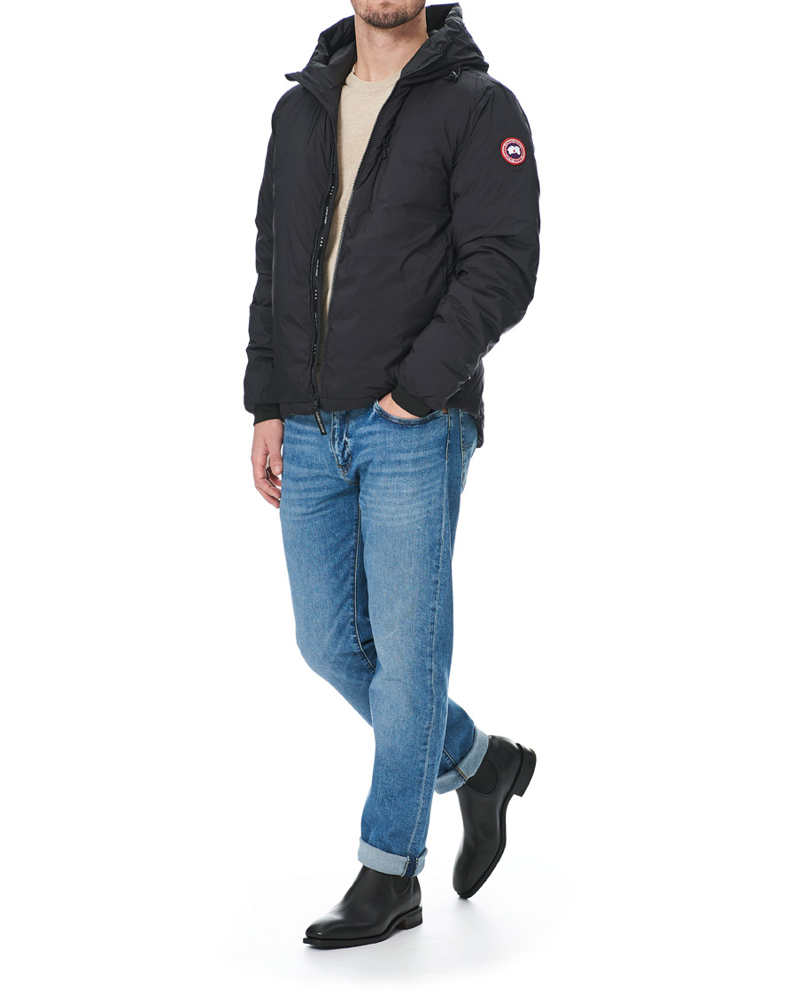 Men | Coats & Jackets | Canada Goose | Lodge Hooded Jacket Black