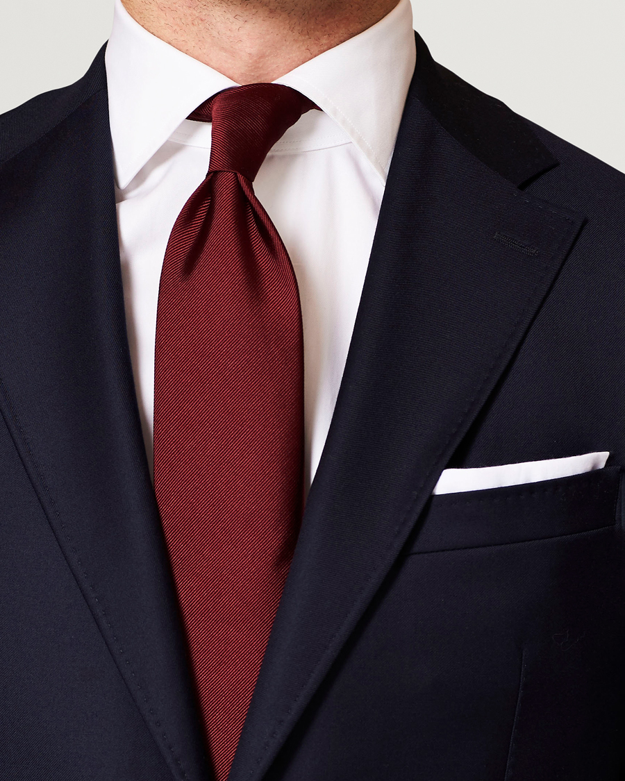 Men | Pocket Squares | Amanda Christensen | 3-Pack Cotton Pocket Square White