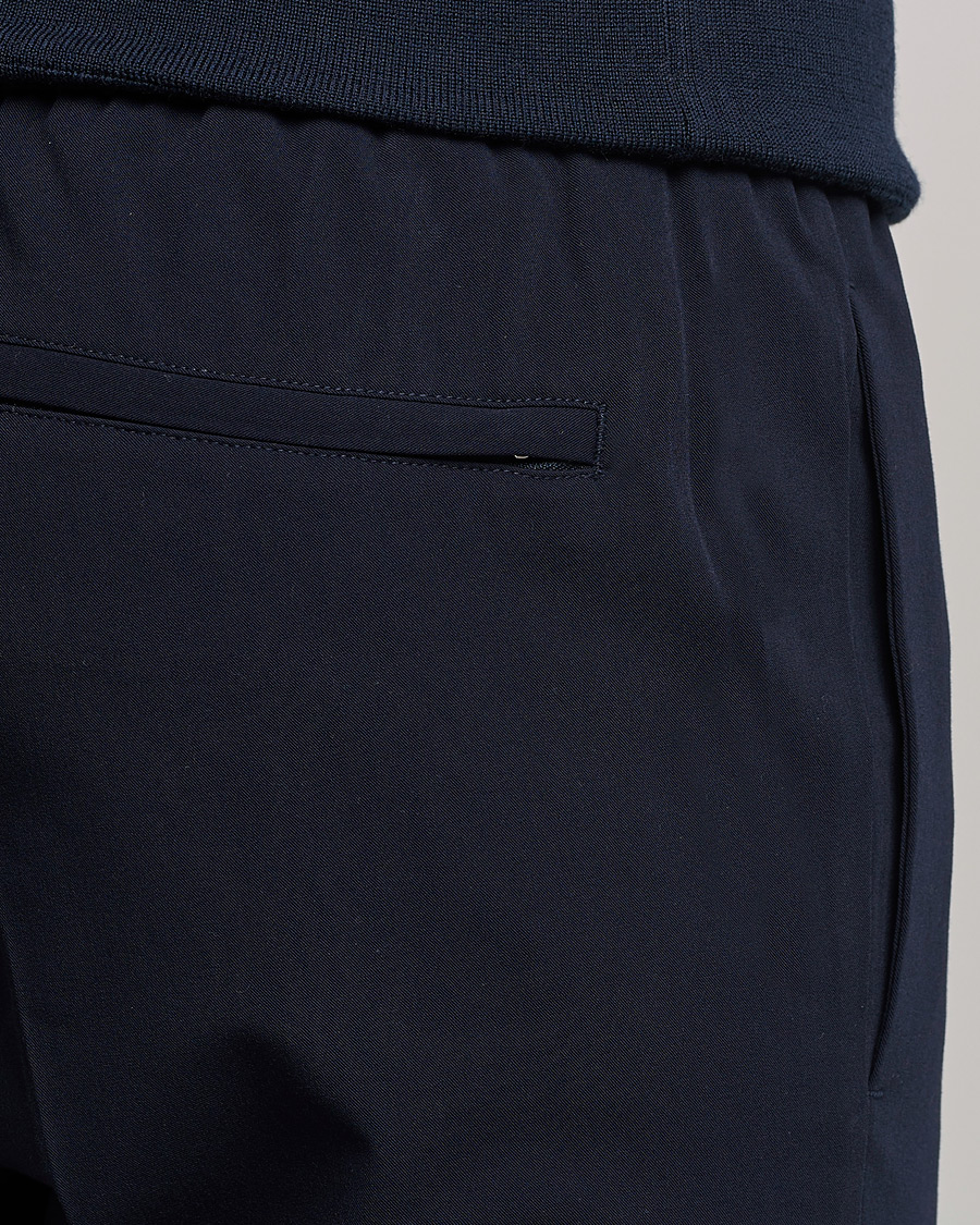 Men | Trousers | Samsøe Samsøe | Smithy Drawstring Trousers Night Sky