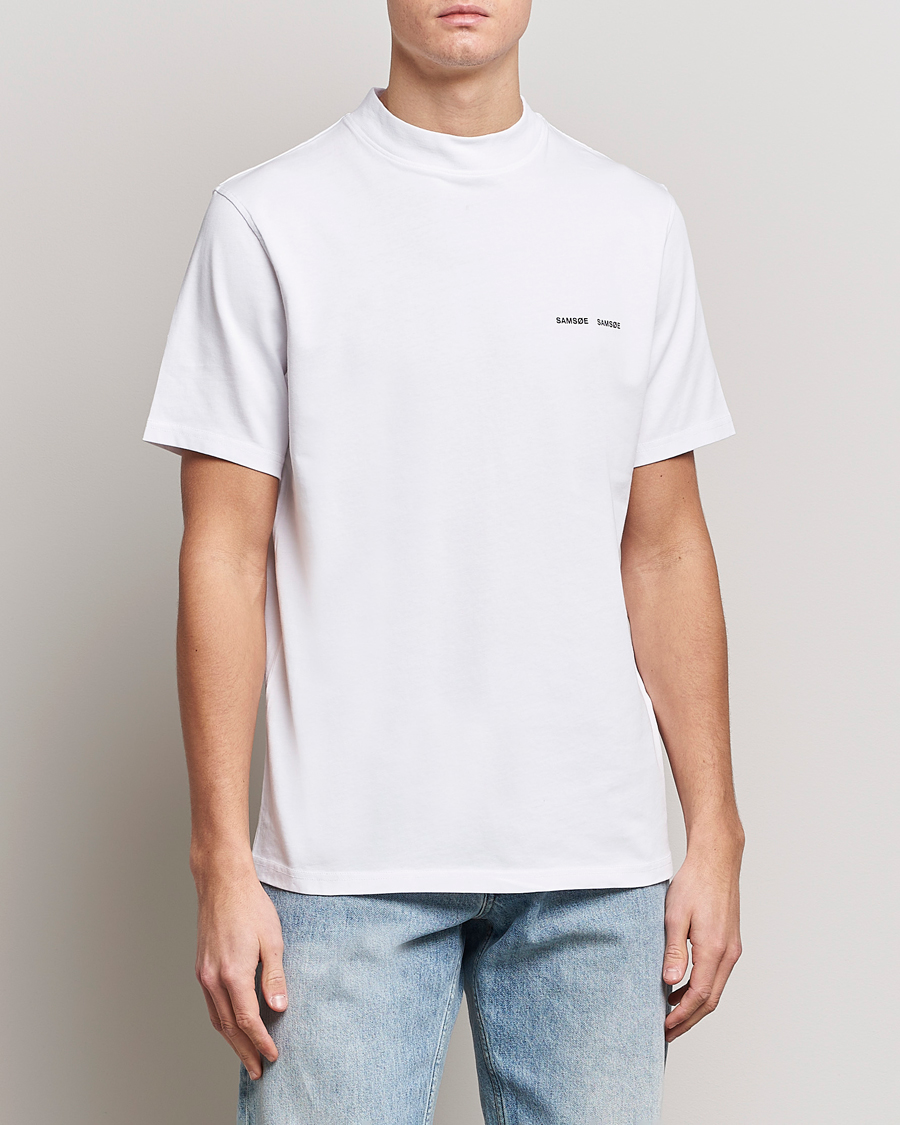Men | T-Shirts | Samsøe Samsøe | Norsbro Organic Cotton Tee White