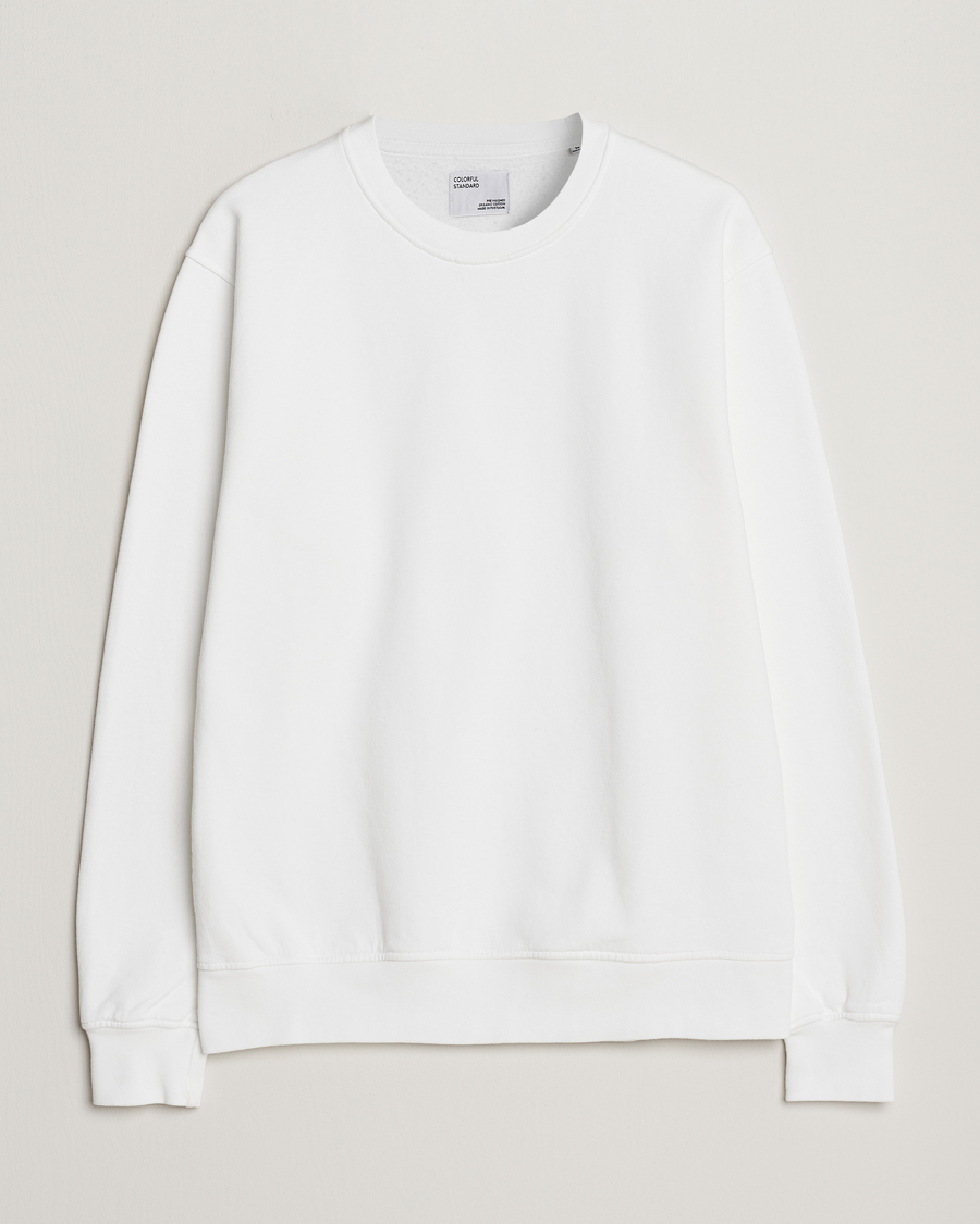 Men | Sweaters & Knitwear | Colorful Standard | Classic Organic Crew Neck Sweat Optical White