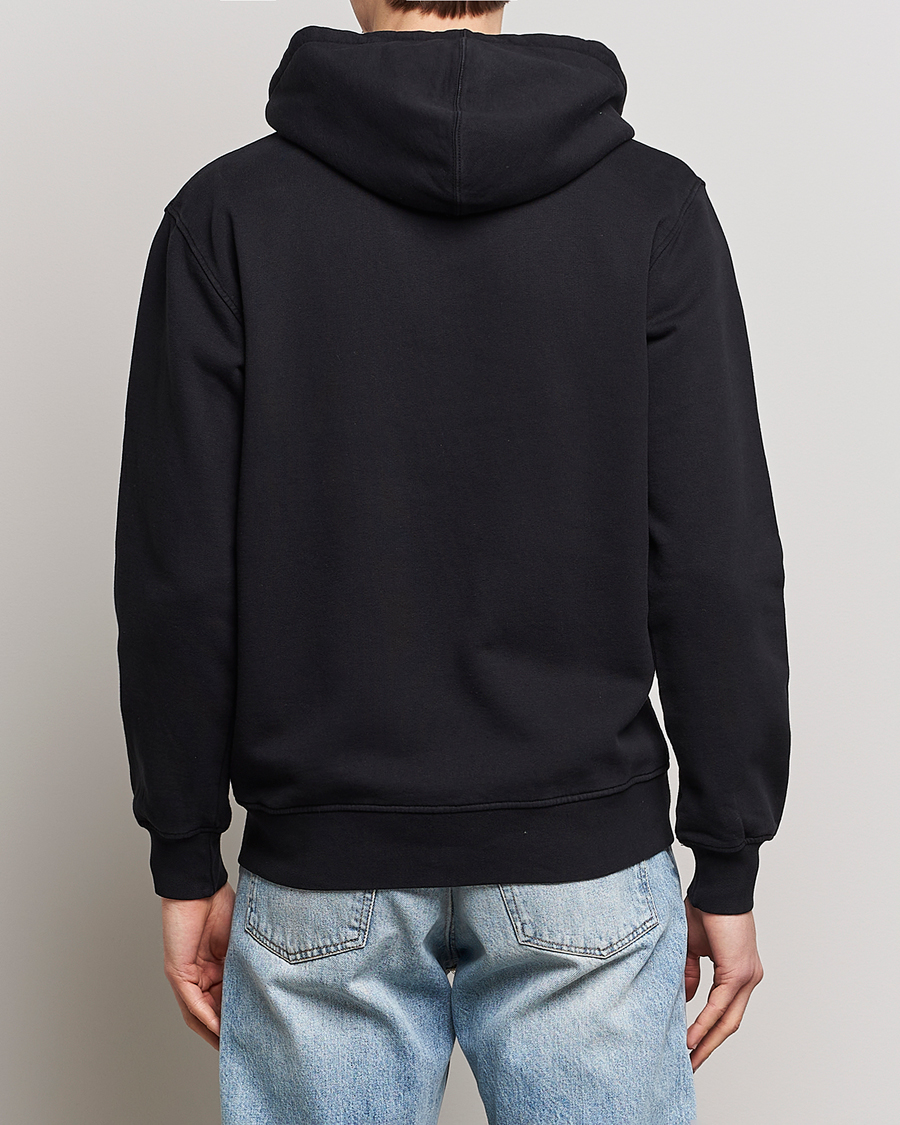 Men | Sweaters & Knitwear | Colorful Standard | Classic Organic Full Zip Hood Deep Black