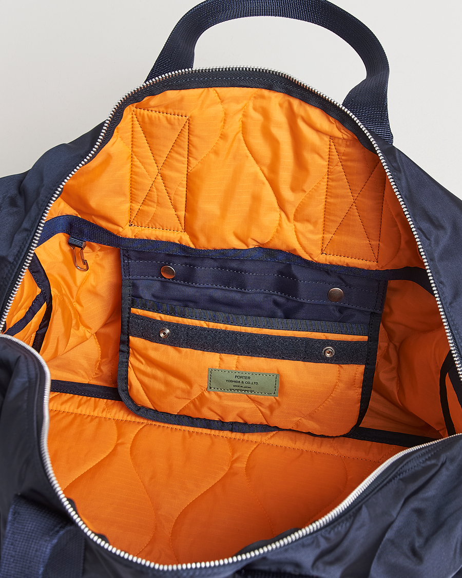 Men | Bags | Porter-Yoshida & Co. | Force 2Way Duffel Bag Navy Blue