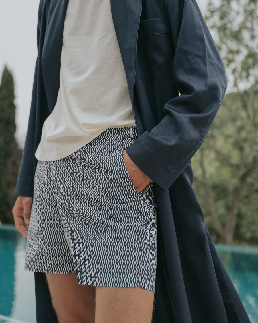 Men | Pyjamas & Robes | CDLP | Home Robe Navy Blue