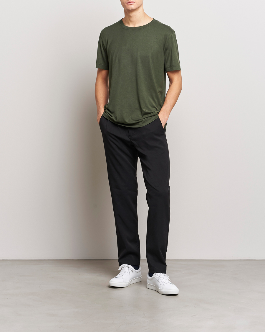 Men | T-Shirts | CDLP | Round Neck Tee Army Green