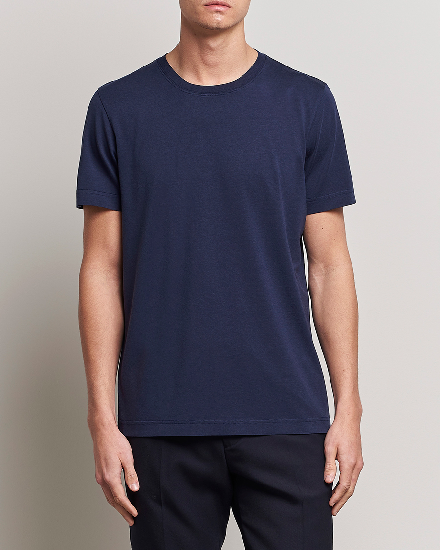Men | T-Shirts | CDLP | Round Neck Tee Navy Blue