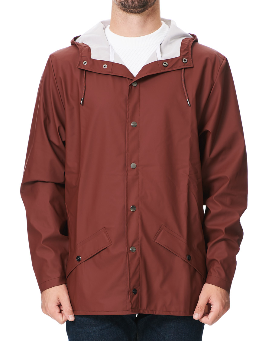 Men | Coats & Jackets | RAINS | Jacket Maroon