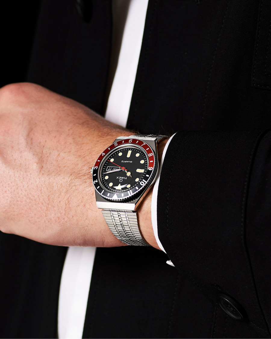 Men | Timex Q Reissue 1979 Black/Red | Timex | Q Reissue 1979 Black/Red