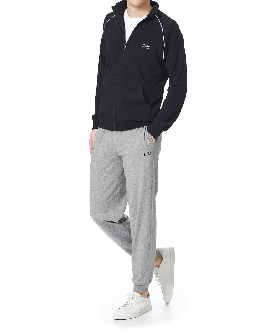Men | Sweaters & Knitwear | BOSS BLACK | BOSS Mix & Match Full Zip Jacket Black