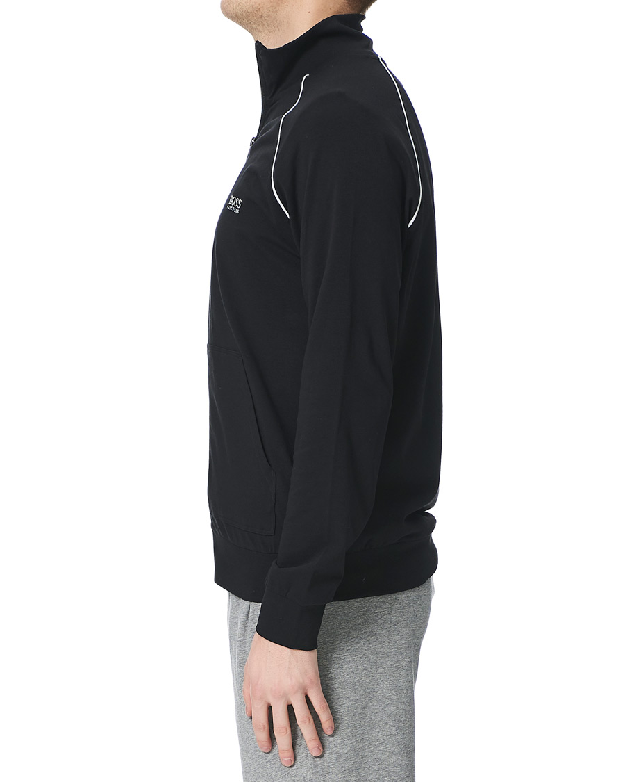 Men | Sweaters & Knitwear | BOSS BLACK | BOSS Mix & Match Full Zip Jacket Black