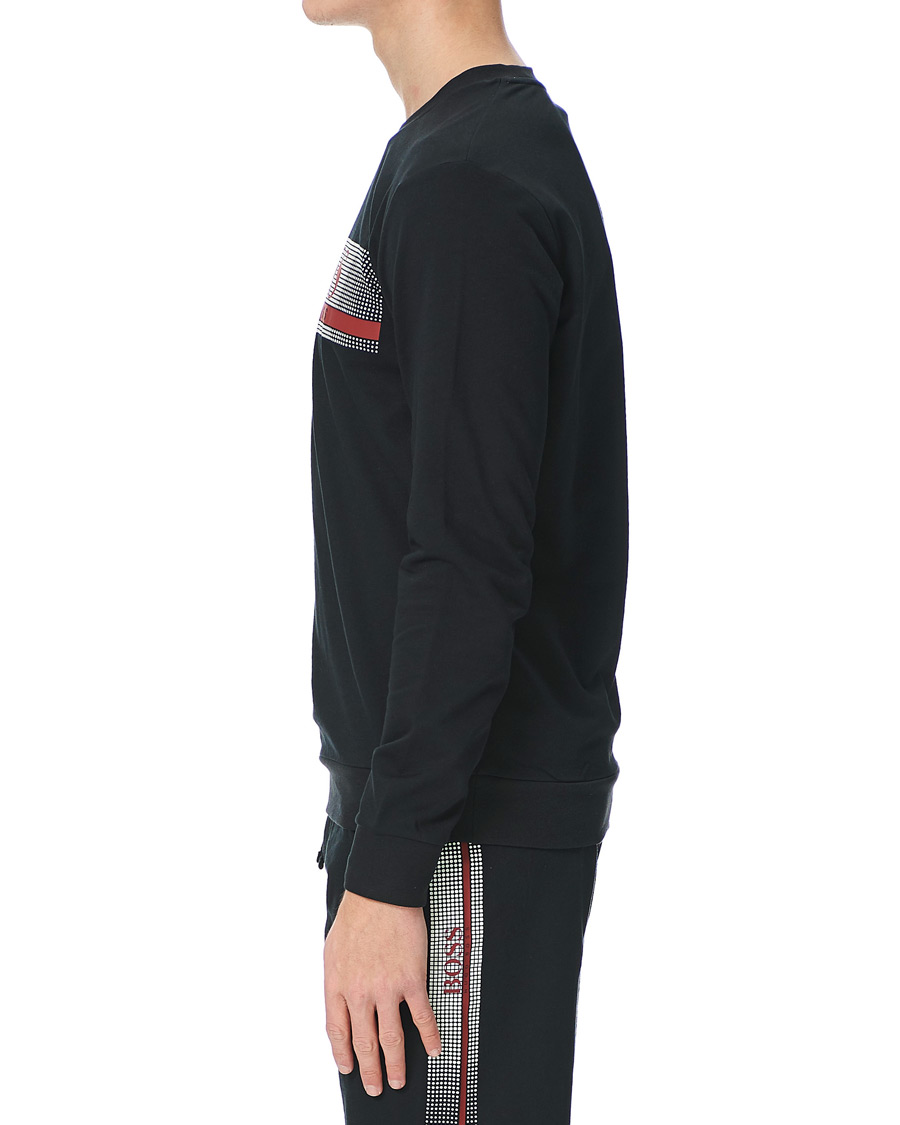 Men | Sweaters & Knitwear | BOSS BLACK | BOSS Authentic Sweatshirt Black