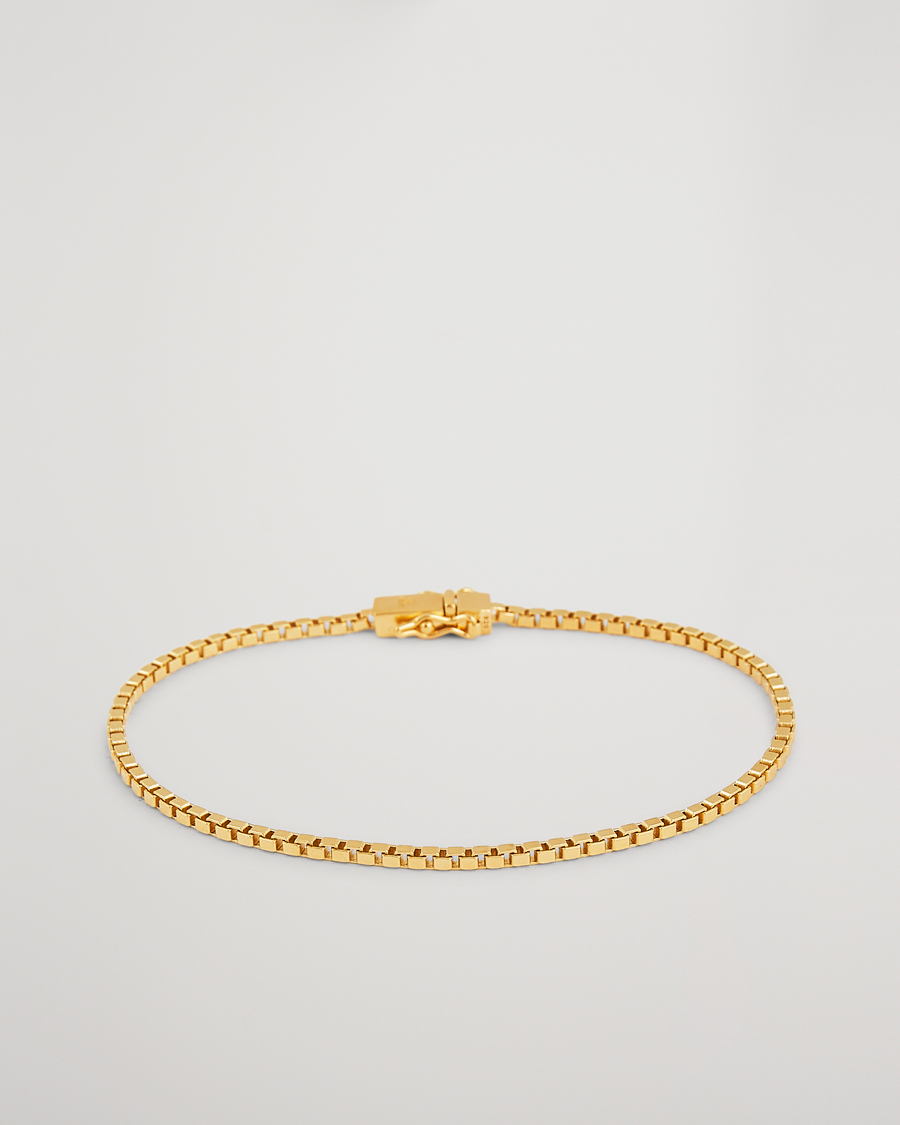 Men | Tom Wood Square Bracelet Gold | Tom Wood | Square Bracelet Gold