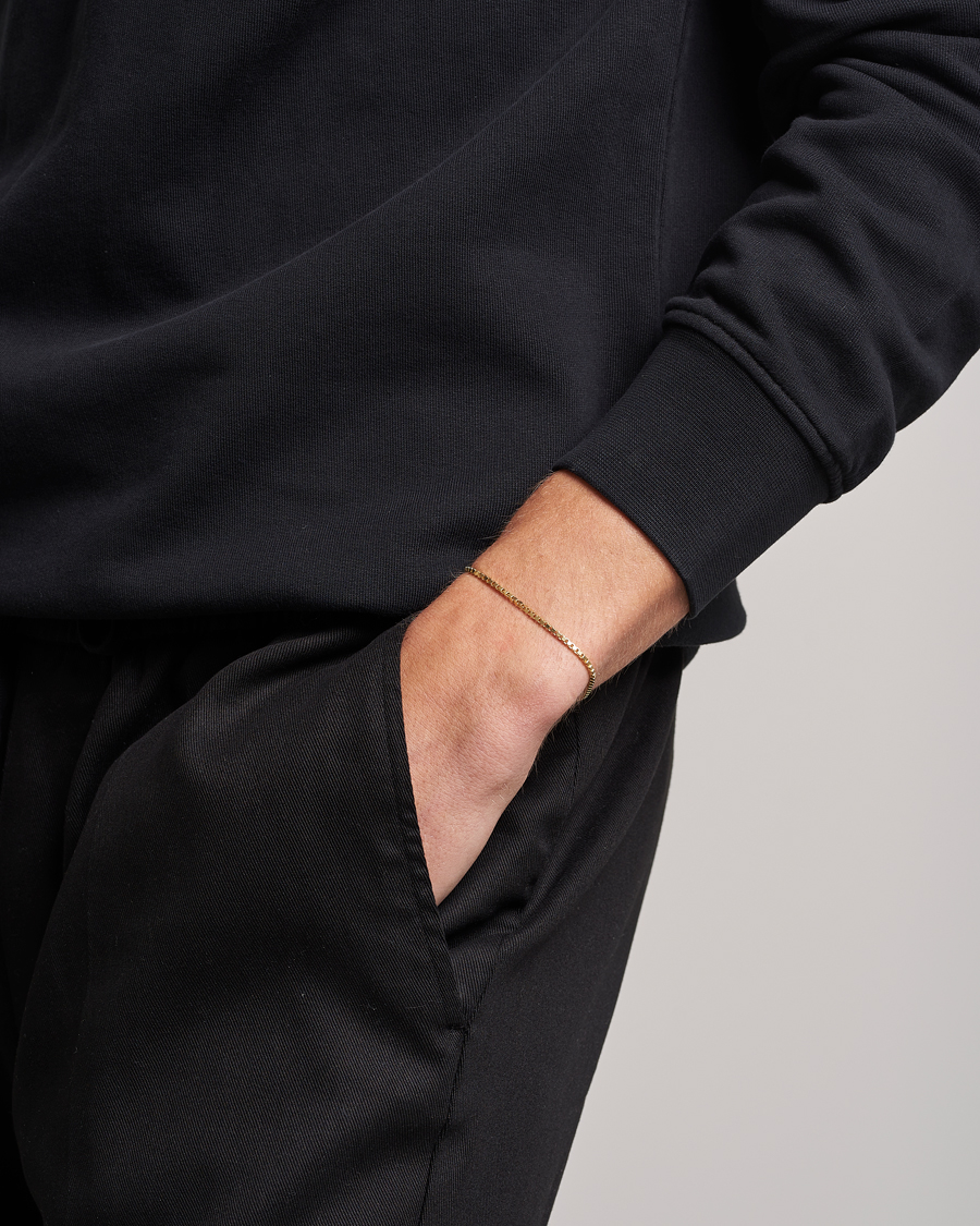 Men | Tom Wood Square Bracelet Gold | Tom Wood | Square Bracelet Gold