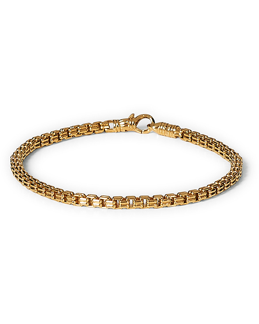 Men | Tom Wood Venetian Bracelet Double M Bracelet Gold | Tom Wood | Venetian Bracelet Double M Bracelet Gold