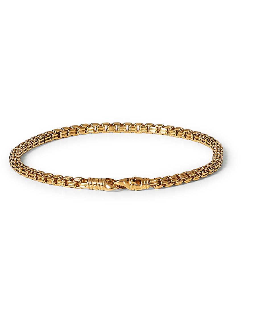 Men | Tom Wood Venetian Bracelet Double M Bracelet Gold | Tom Wood | Venetian Bracelet Double M Bracelet Gold