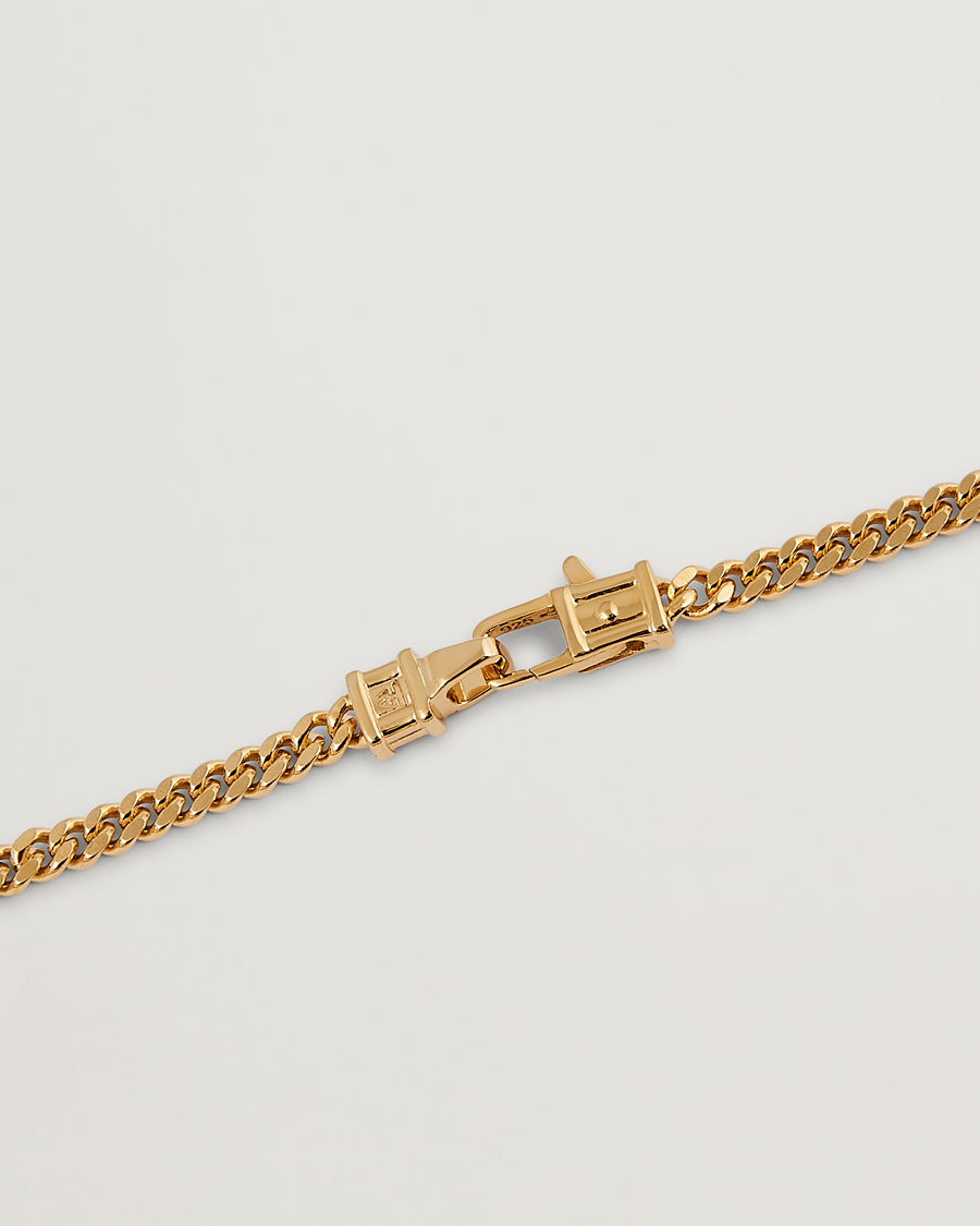 Men | Jewellery | Tom Wood | Curb Bracelet M Gold