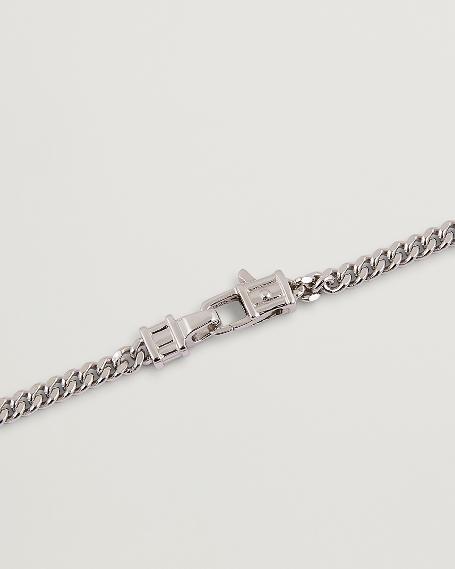 Men | Jewellery | Tom Wood | Curb Bracelet M Silver