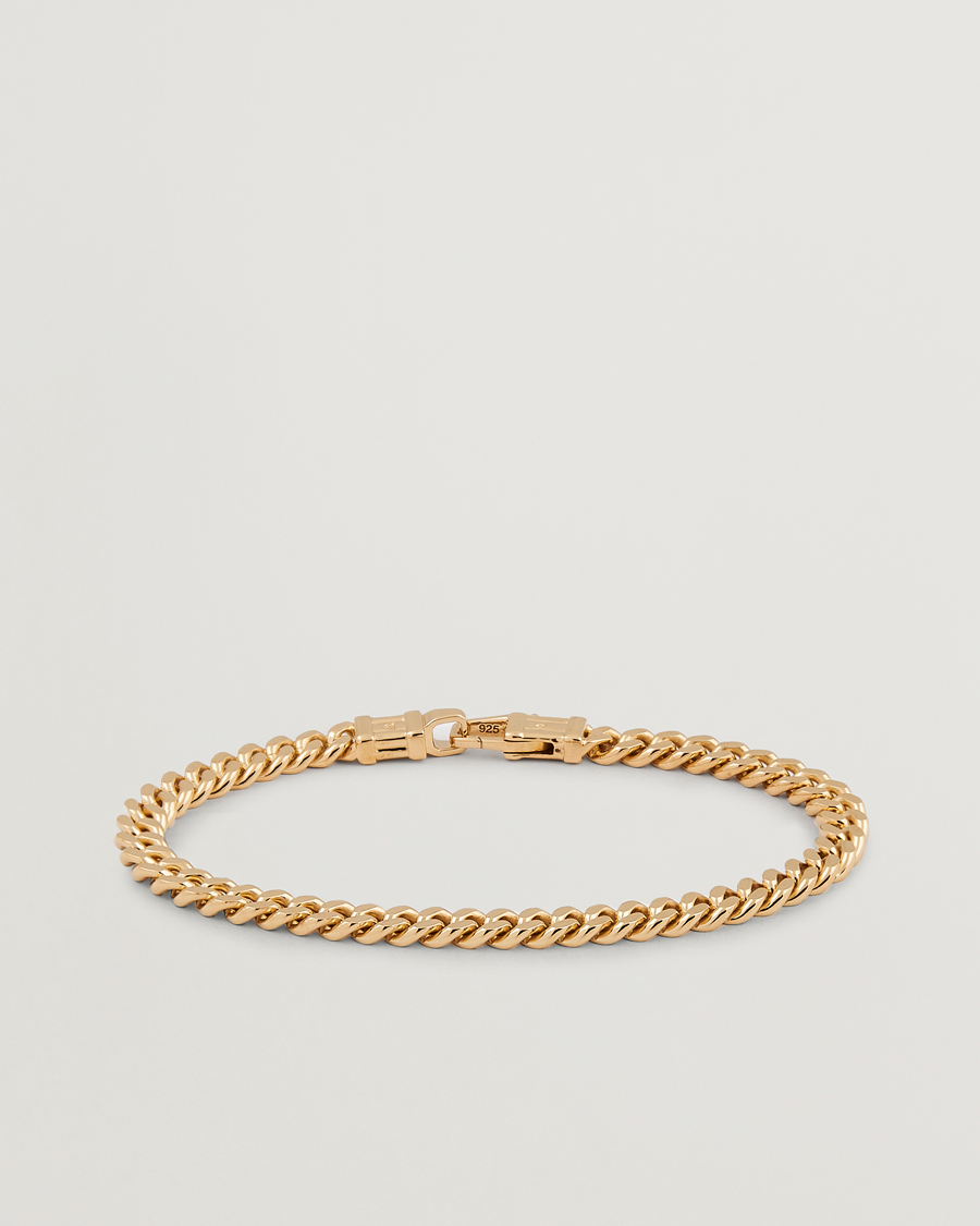 Men | Jewellery | Tom Wood | Curb Bracelet L Gold