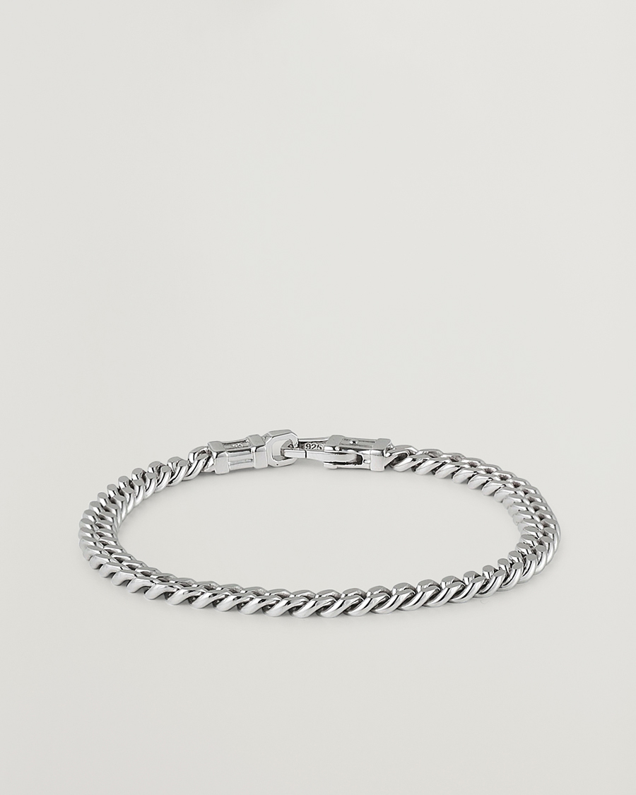 Men | Jewellery | Tom Wood | Curb Bracelet L Silver
