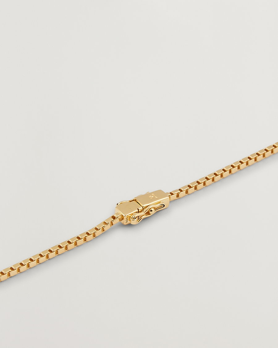 Men | Tom Wood Square Chain M Necklace Gold | Tom Wood | Square Chain M Necklace Gold