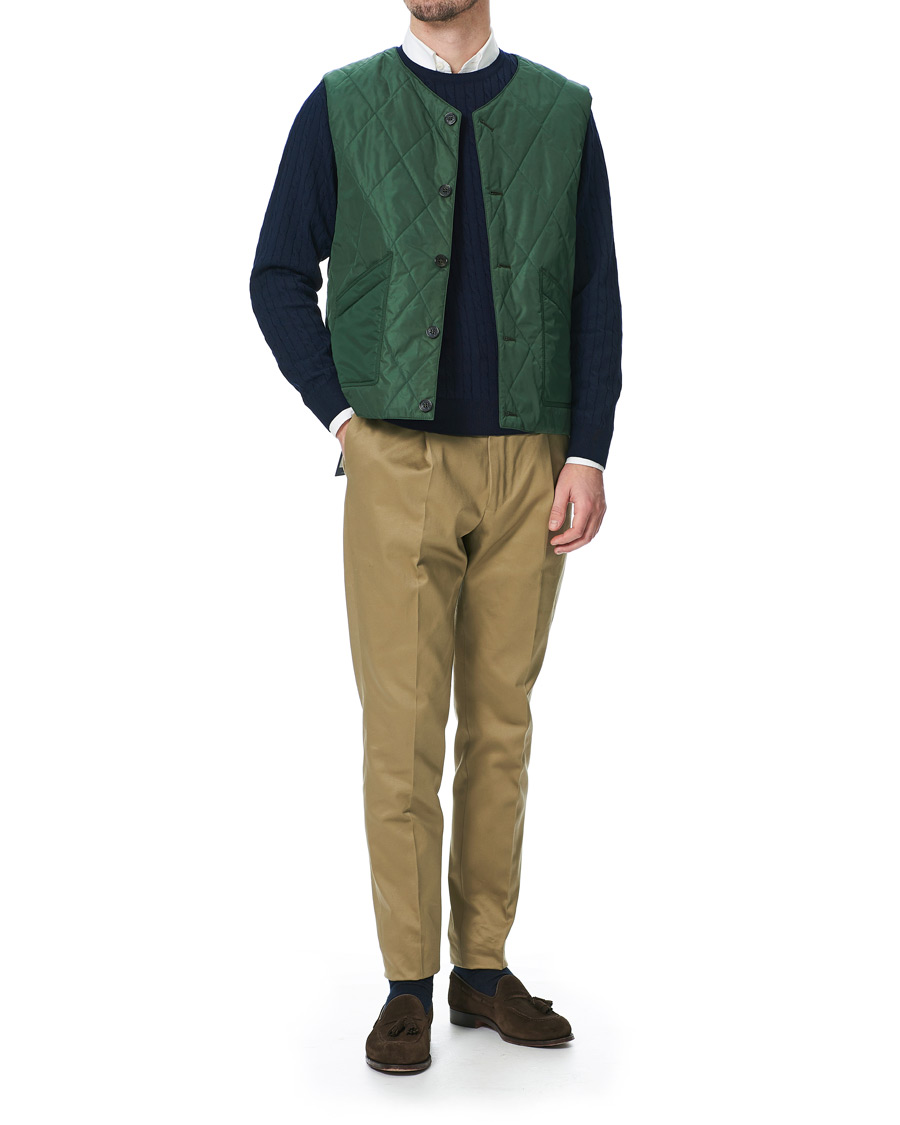 Men | Coats & Jackets | Mackintosh | Hig Quilted Liner Green