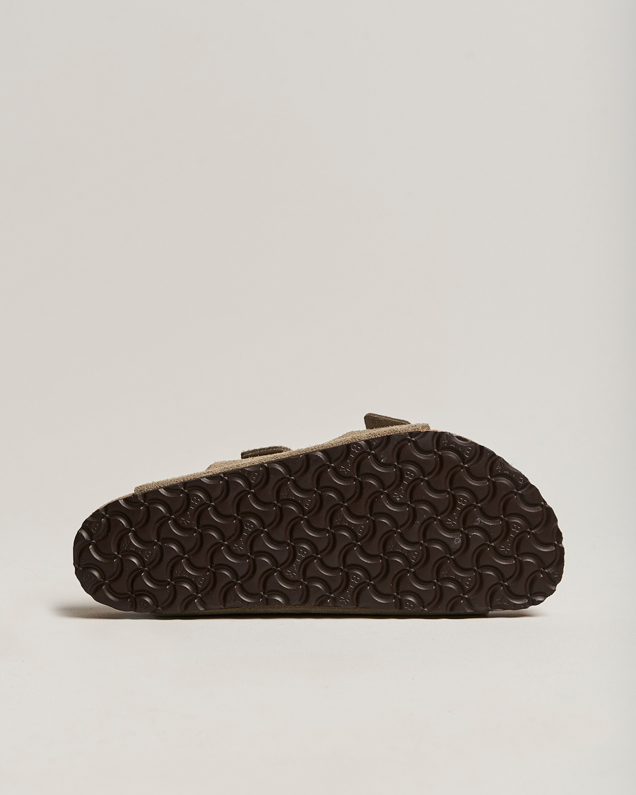 Men | Sandals & Slides | BIRKENSTOCK | Arizona Soft Footbed Taupe Suede