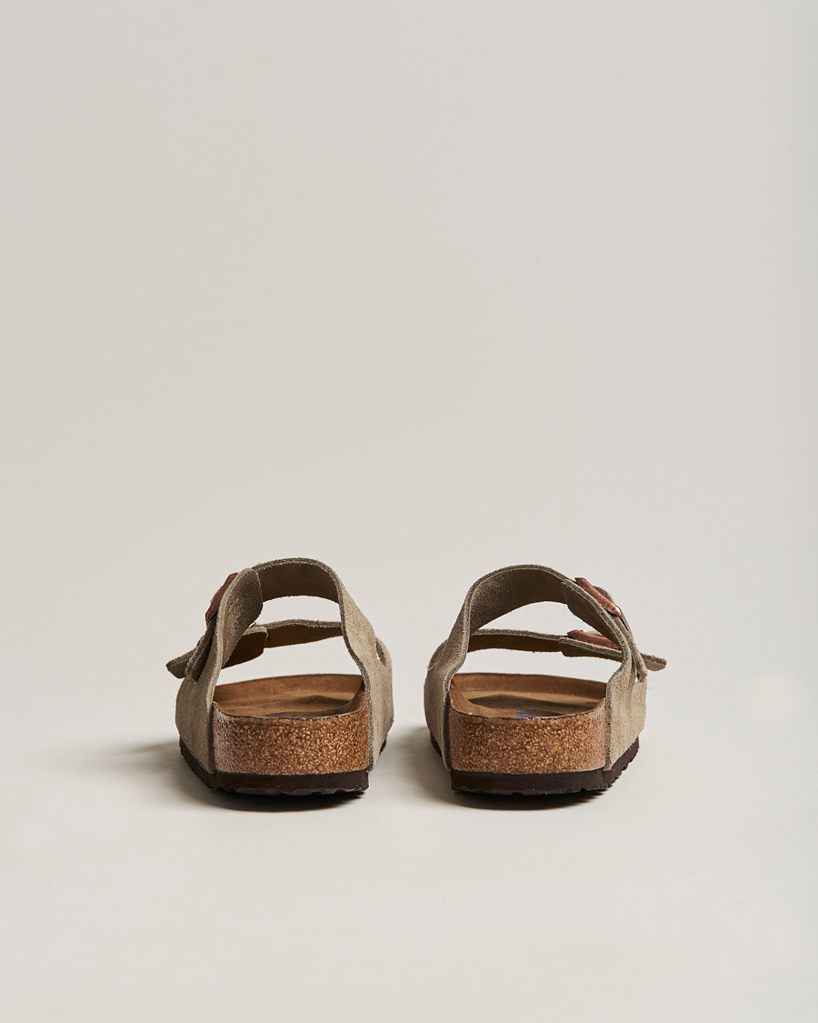 Men | Sandals & Slides | BIRKENSTOCK | Arizona Soft Footbed Taupe Suede