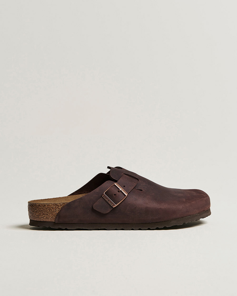 Men | Sandals & Slides | BIRKENSTOCK | Boston Classic Footbed Habana Oiled Leather