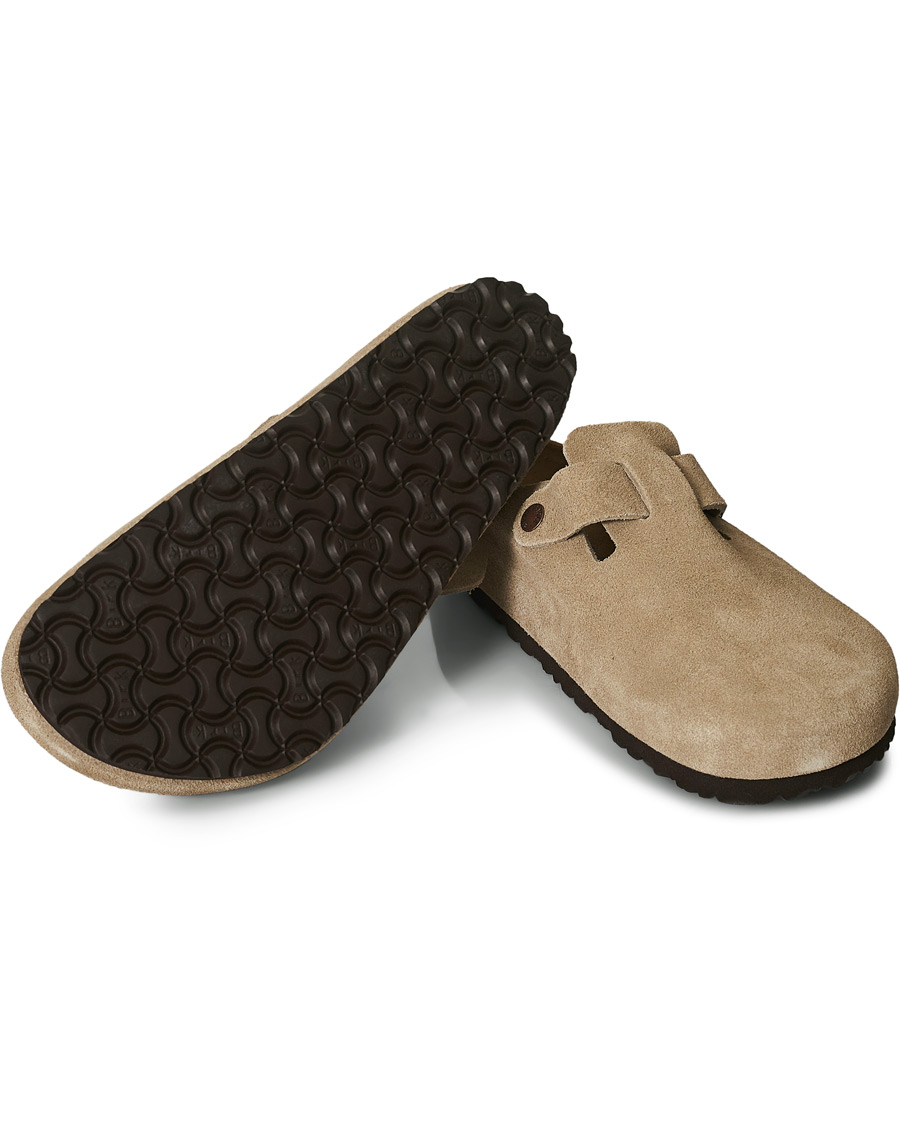 Men | BIRKENSTOCK Boston Soft Footbed Taupe Suede 46 | BIRKENSTOCK | Boston Soft Footbed Taupe Suede 46