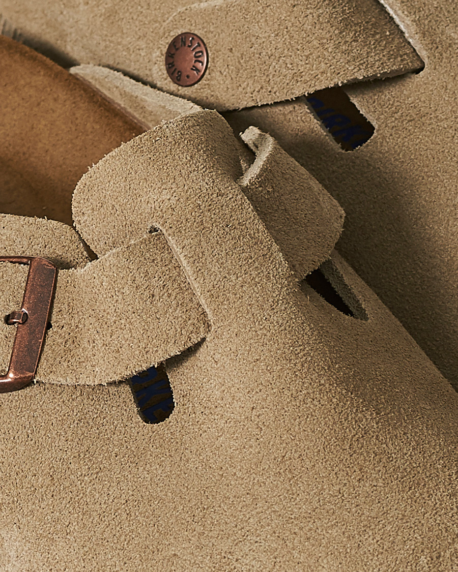 Men | BIRKENSTOCK Boston Soft Footbed Taupe Suede 46 | BIRKENSTOCK | Boston Soft Footbed Taupe Suede 46