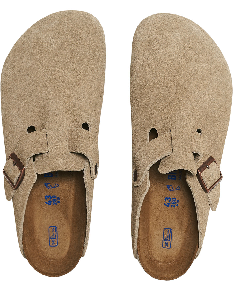 Men | BIRKENSTOCK Boston Soft Footbed Taupe Suede 46 | BIRKENSTOCK | Boston Soft Footbed Taupe Suede 46