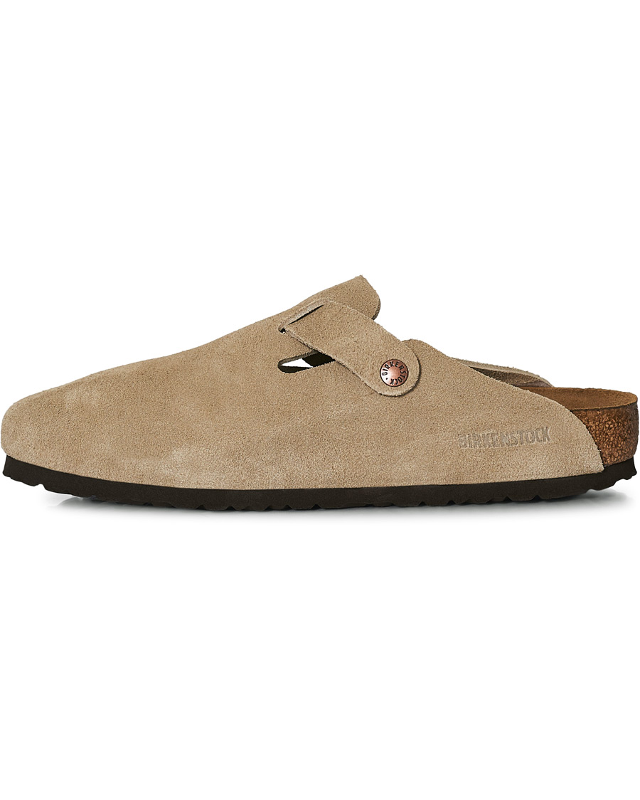 Men | BIRKENSTOCK Boston Soft Footbed Taupe Suede 46 | BIRKENSTOCK | Boston Soft Footbed Taupe Suede 46