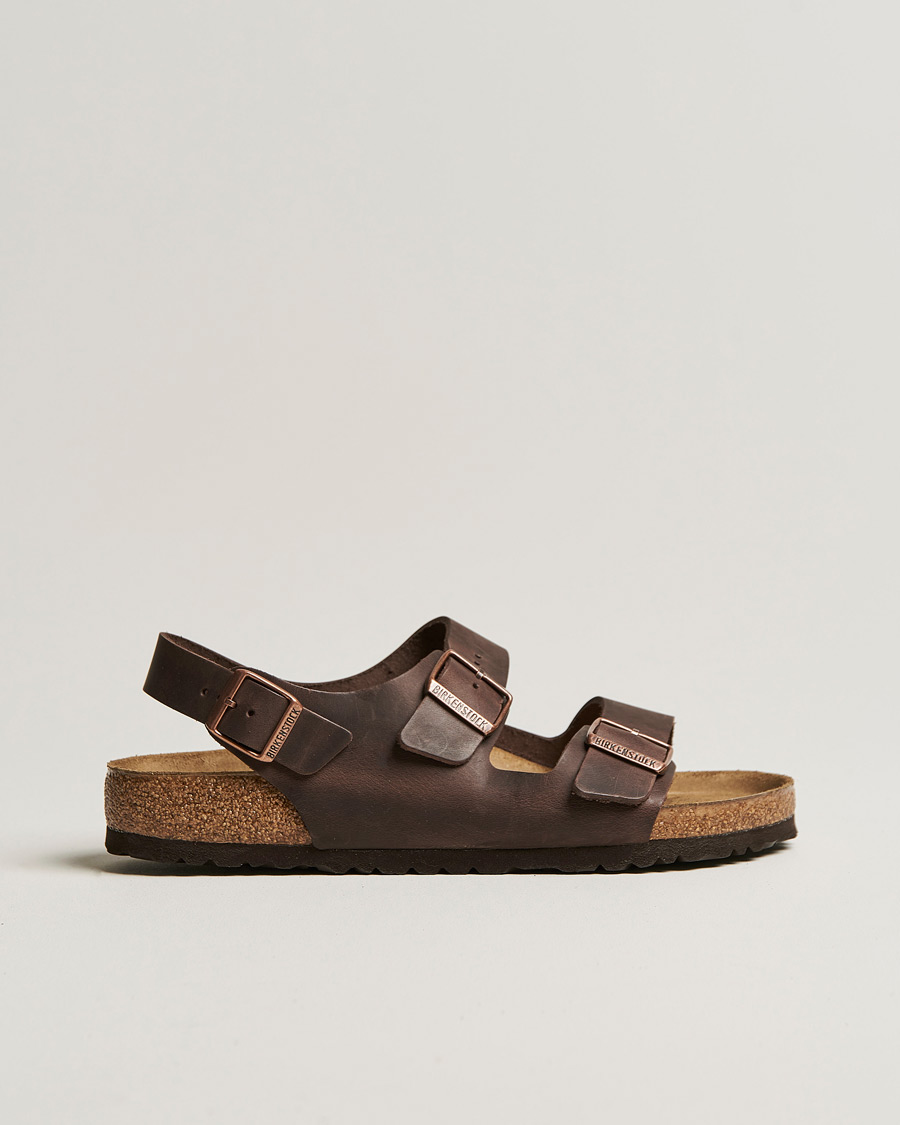 Men | Sandals & Slides | BIRKENSTOCK | Milano Classic Footbed Habana Oiled Leather