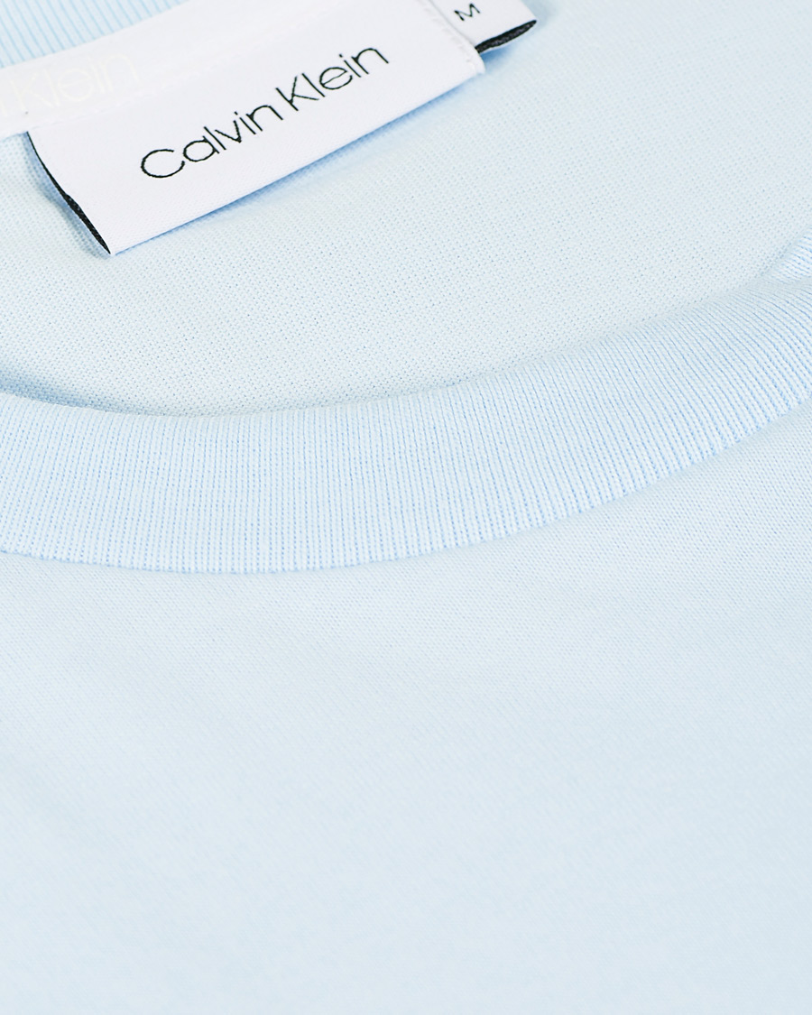 Men | T-Shirts | Calvin Klein | Chest Logo Crew Neck Tee Kingly Blue