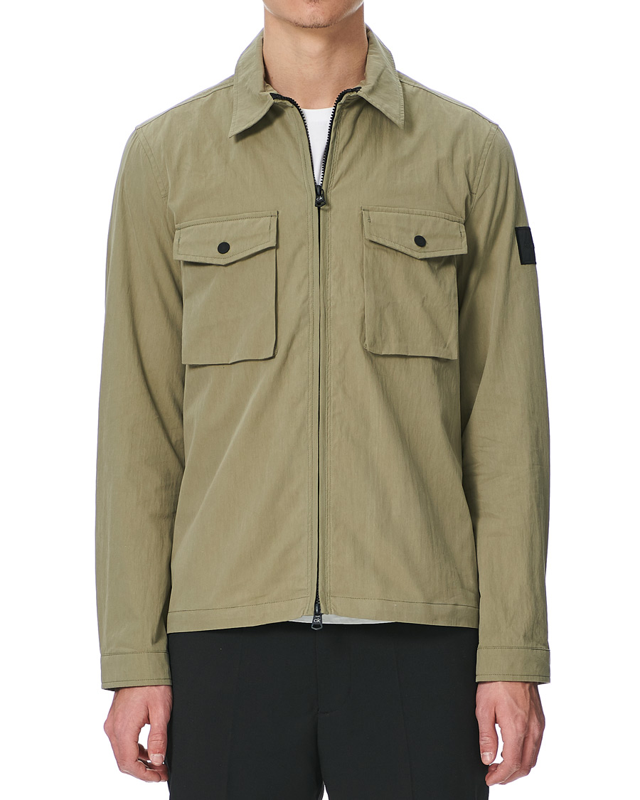 Men | Calvin Klein Light Shirt Jacket Delta Green | Calvin Klein | Light Shirt Jacket Delta Green