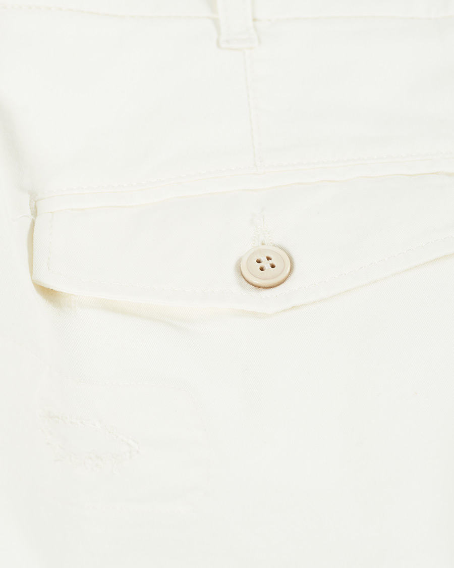 Men | Trousers | Altea | Patch Cotton Chinos White