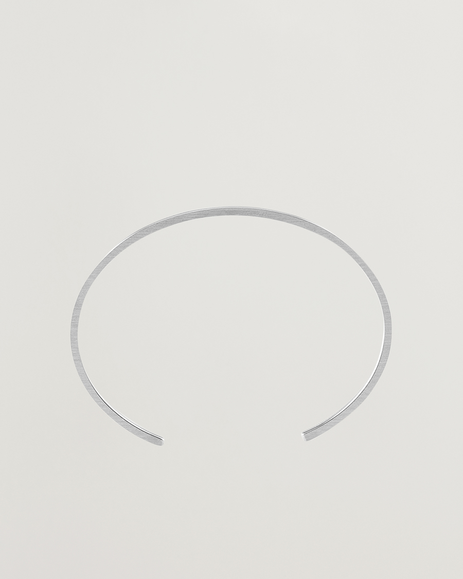 Men | Jewellery | LE GRAMME | Ribbon Bracelet Brushed Sterling Silver 7g
