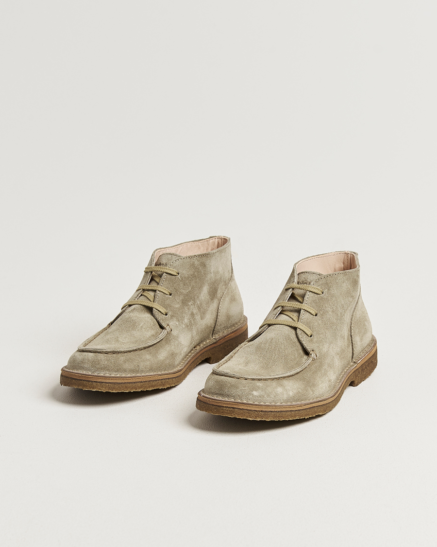Men | Boots | Astorflex | Deukeflex Chukka Boot Stone Suede